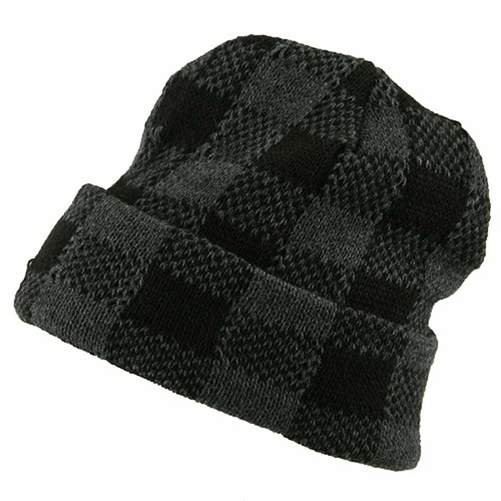 Artex Buffalo Plaid Cuff Beanie Hat 19 Artex Buffalo Plaid Cuff Beanie Hat - Image 17