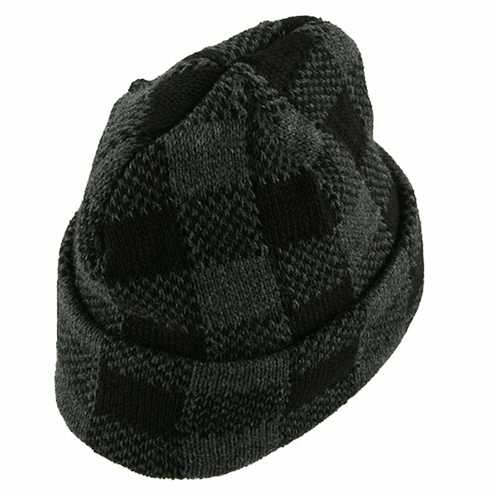 Artex Buffalo Plaid Cuff Beanie Hat 21 Artex Buffalo Plaid Cuff Beanie Hat - Image 19
