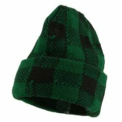 Artex Buffalo Plaid Cuff Beanie Hat 32 Artex Buffalo Plaid Cuff Beanie Hat -Adams Shop 1234260711 4