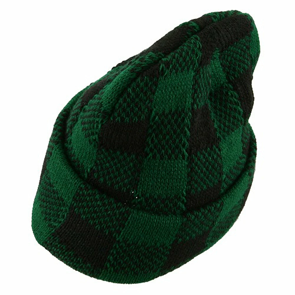 Artex Buffalo Plaid Cuff Beanie Hat 11 Artex Buffalo Plaid Cuff Beanie Hat - Image 9