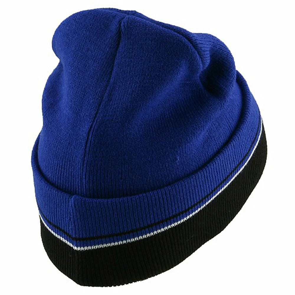 Cameo Two Tone Cuff Knitting Beanie 6 Cameo Two Tone Cuff Knitting Beanie - Image 4