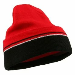 Cameo Two Tone Cuff Knitting Beanie 38 Cameo Two Tone Cuff Knitting Beanie -Adams Shop 1234427478 3