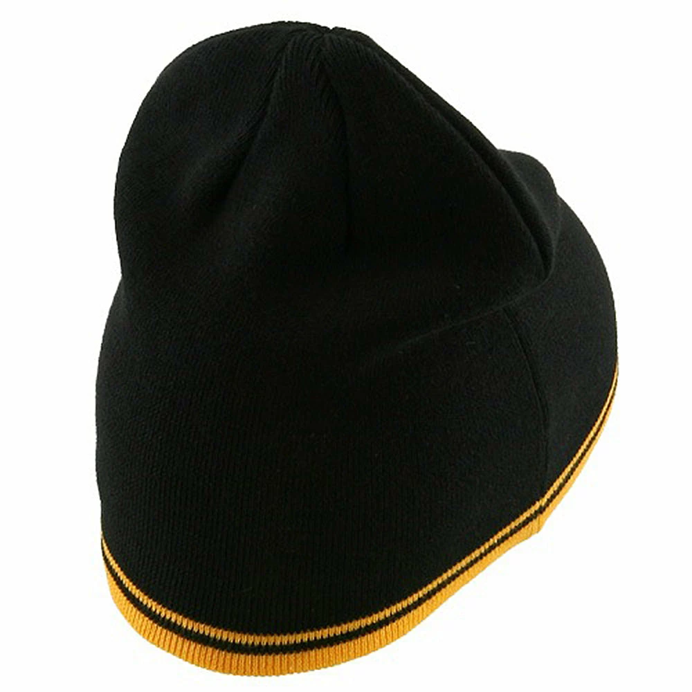 Outdoor Acrylic Cotton Striped Knit Beanie 6 Outdoor Acrylic Cotton Striped Knit Beanie - Image 4