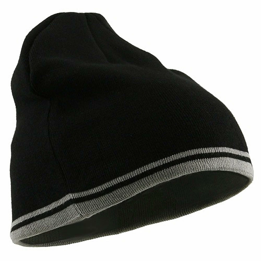 Outdoor Acrylic Cotton Striped Knit Beanie 29 Outdoor Acrylic Cotton Striped Knit Beanie - Image 27