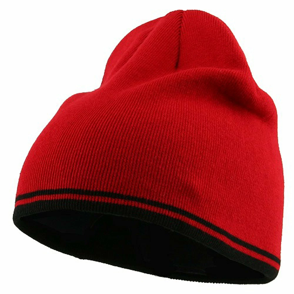 Outdoor Acrylic Cotton Striped Knit Beanie 8 Outdoor Acrylic Cotton Striped Knit Beanie - Image 6