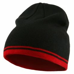 Outdoor Acrylic Cotton Striped Knit Beanie 62 Outdoor Acrylic Cotton Striped Knit Beanie -Adams Shop 1234429643 10