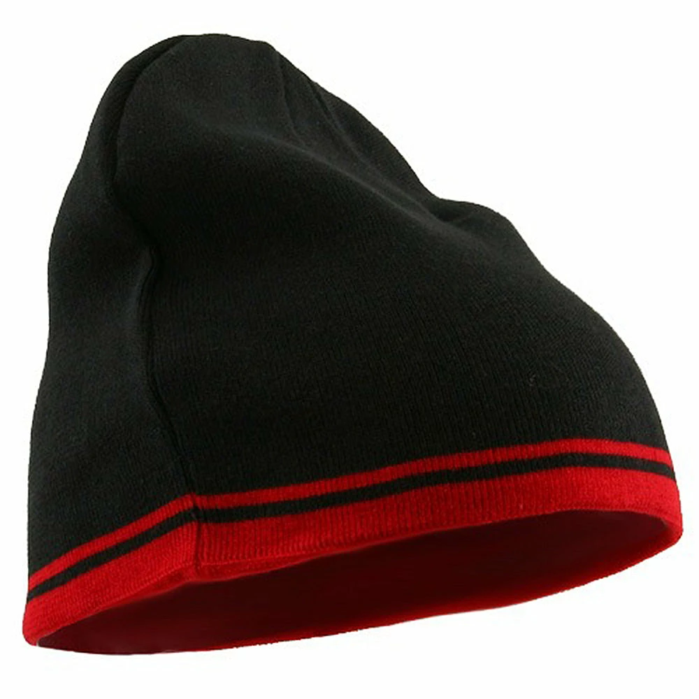 Outdoor Acrylic Cotton Striped Knit Beanie 19 Outdoor Acrylic Cotton Striped Knit Beanie - Image 17