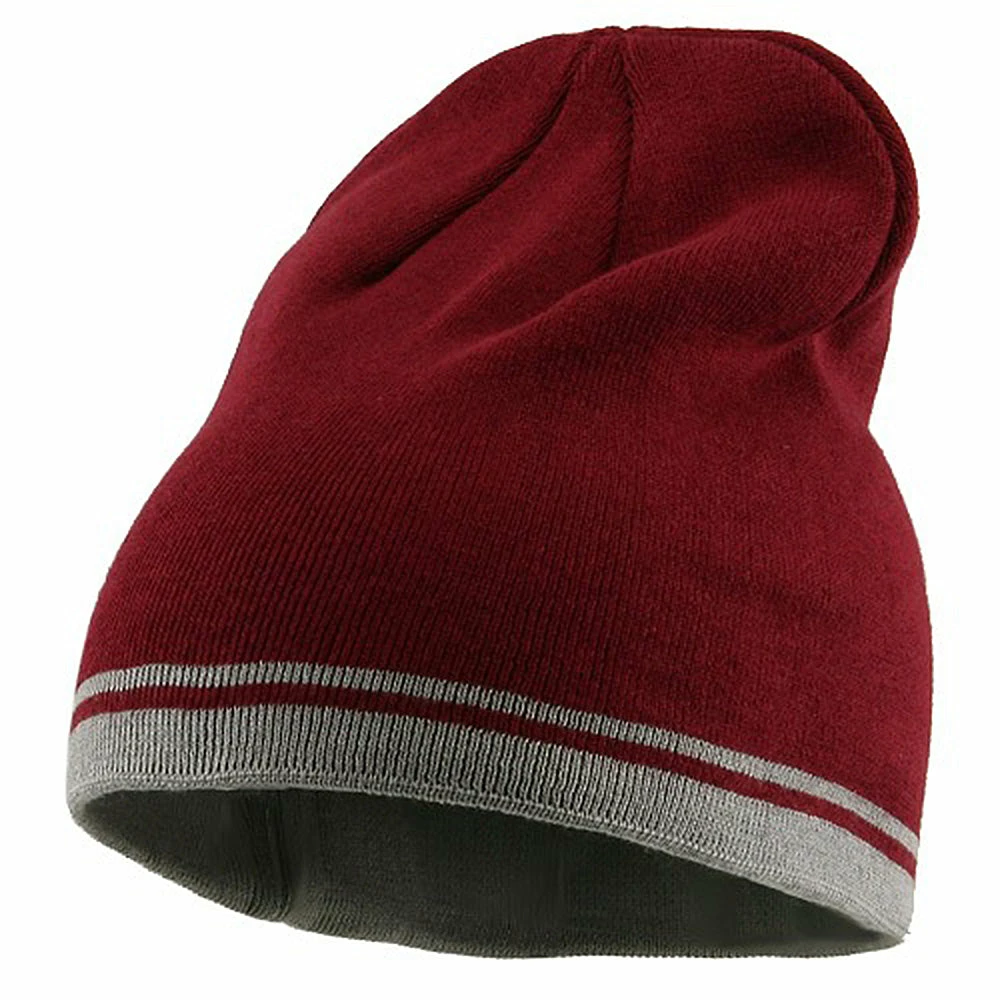 Outdoor Acrylic Cotton Striped Knit Beanie 23 Outdoor Acrylic Cotton Striped Knit Beanie - Image 21