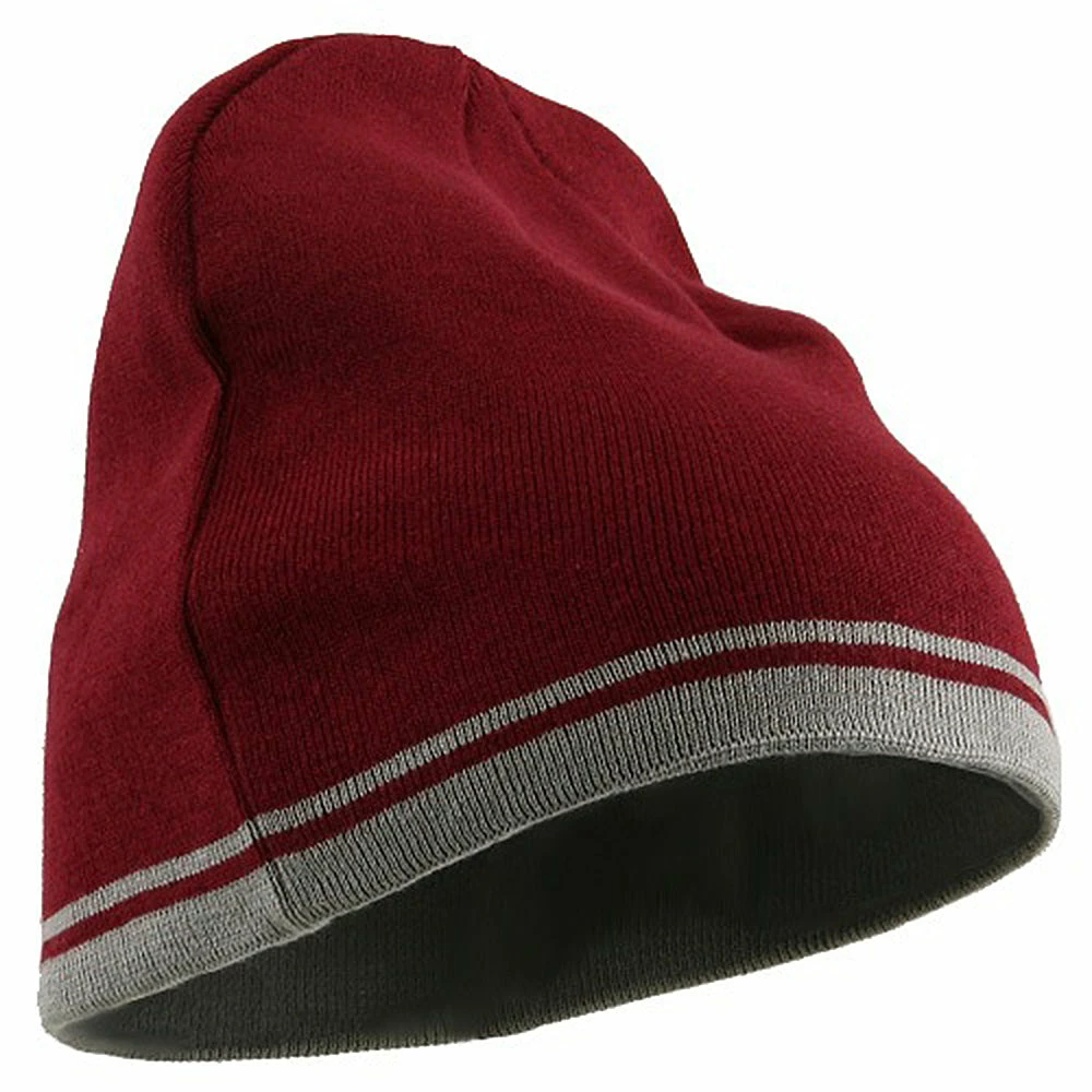 Outdoor Acrylic Cotton Striped Knit Beanie 24 Outdoor Acrylic Cotton Striped Knit Beanie - Image 22