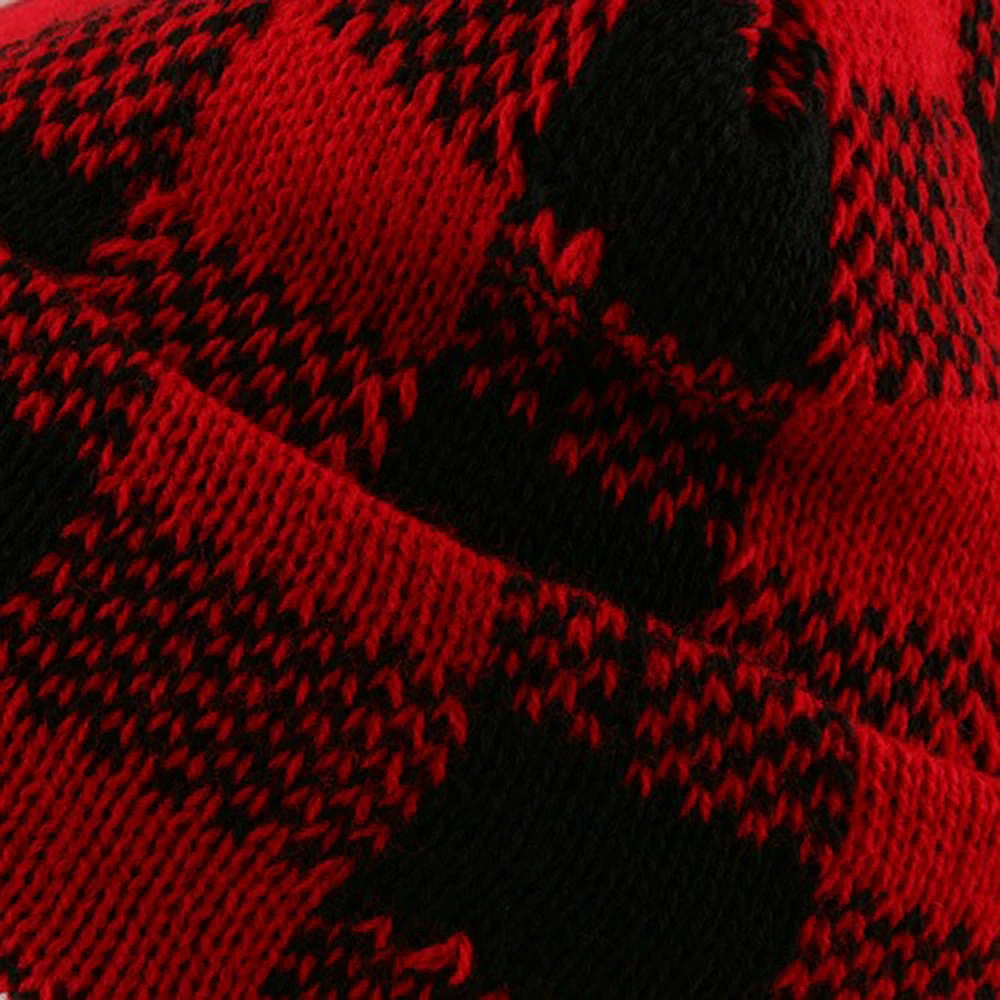 Artex Buffalo Plaid Cuff Beanie Hat 7 Artex Buffalo Plaid Cuff Beanie Hat - Image 5