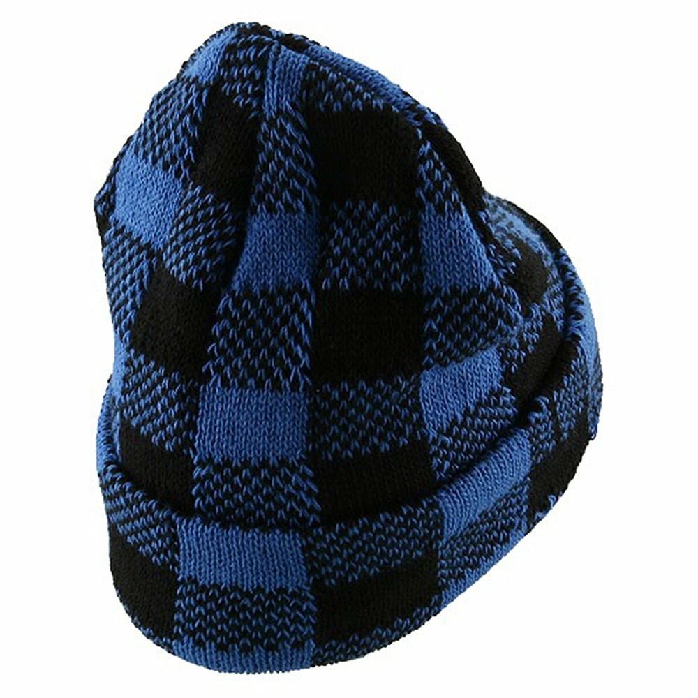 Artex Buffalo Plaid Cuff Beanie Hat 16 Artex Buffalo Plaid Cuff Beanie Hat - Image 14