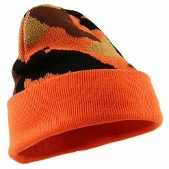 Cameo Camo Cuff Knit Cap -Adams Shop 1234432517 2