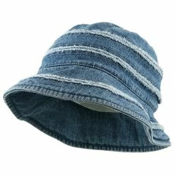 MG Youth Denim Stripe Bucket Hat