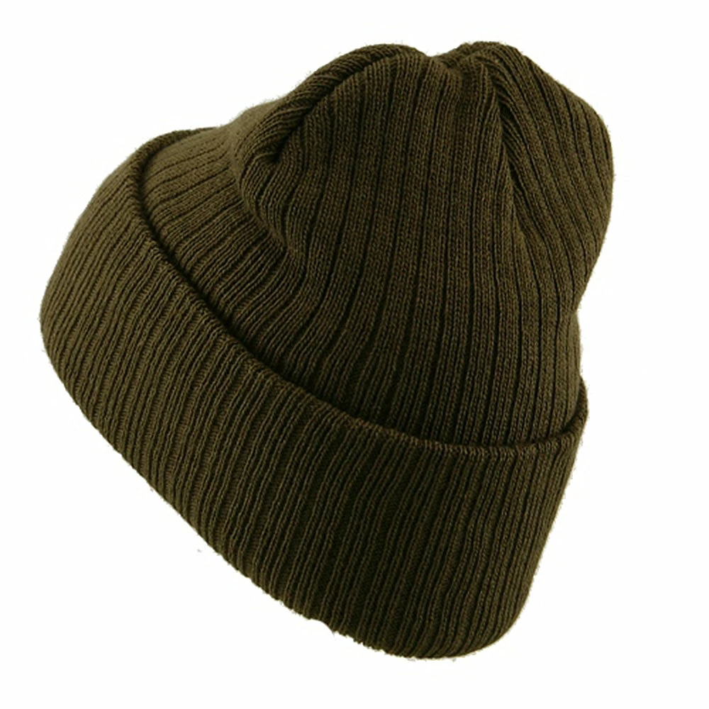 Artex Acrylic Ribbed Cuff Beanie 34 Artex Acrylic Ribbed Cuff Beanie - Image 32