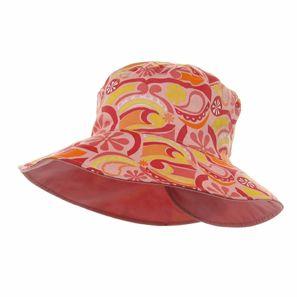 MG Ladies Floral Reversible Fashion Hat 13 MG Ladies Floral Reversible Fashion Hat - Image 11