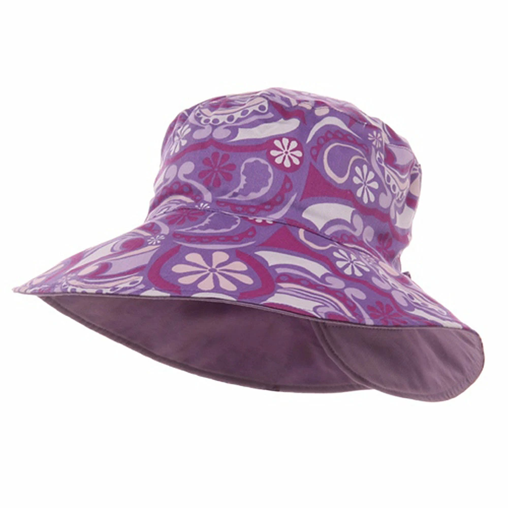 MG Ladies Floral Reversible Fashion Hat 3 MG Ladies Floral Reversible Fashion Hat