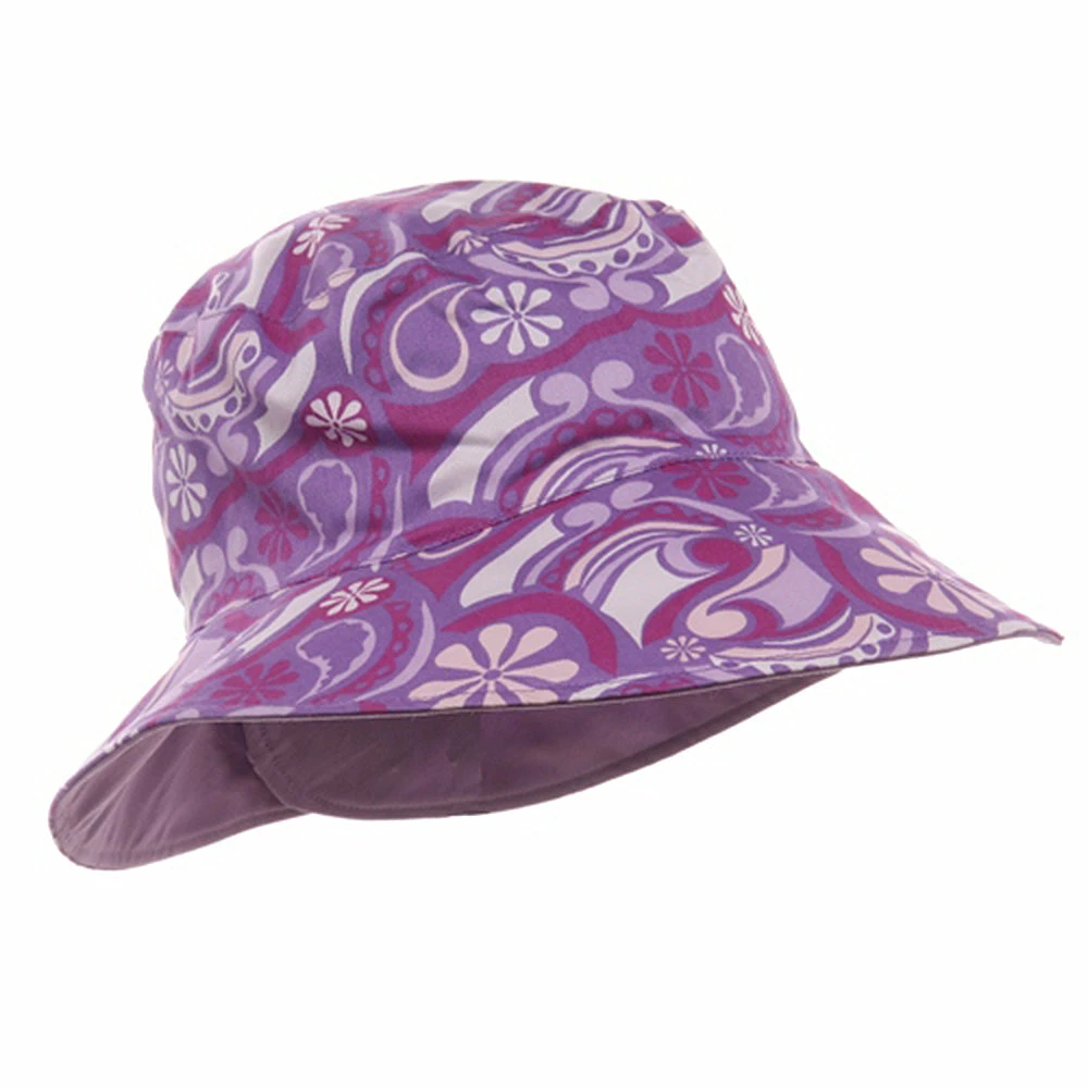MG Ladies Floral Reversible Fashion Hat 6 MG Ladies Floral Reversible Fashion Hat - Image 4