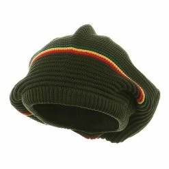Rasta World Medium Crown New Rasta Beanie Hat