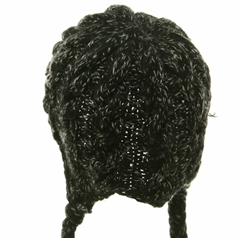 Broner Wool Blend Youth Cable Helmet Hat 4 Broner Wool Blend Youth Cable Helmet Hat - Image 2