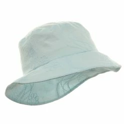 MG Ladies Embroidered Cotton Fashion Bucket Hat -Adams Shop 1244451891 2