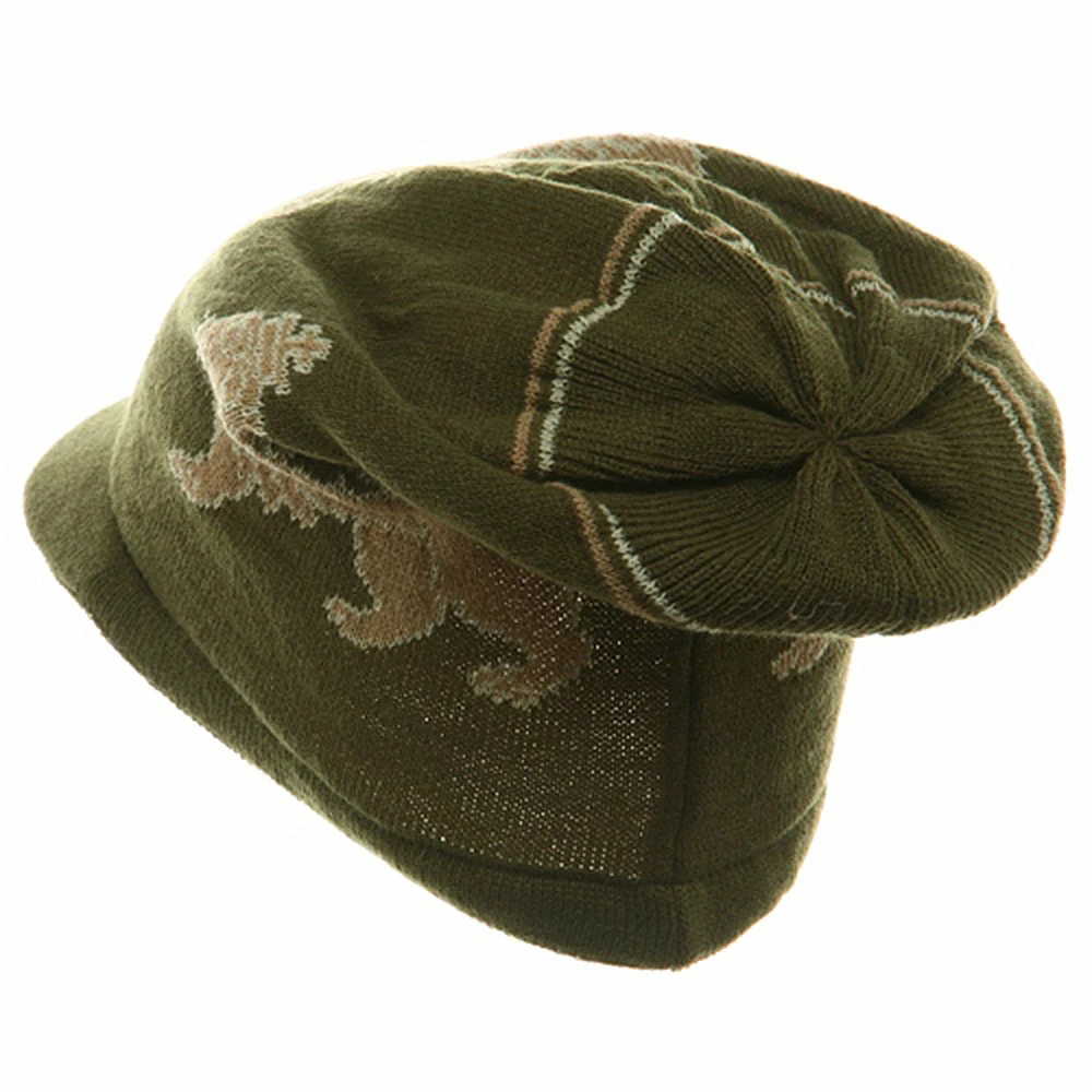 Rasta World Regular Lion Rasta Beanie Visor Hat 4 Rasta World Regular Lion Rasta Beanie Visor Hat - Image 2