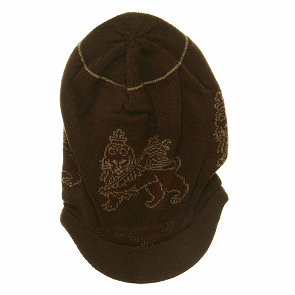Rasta World Regular Lion Rasta Beanie Visor Hat 36 Rasta World Regular Lion Rasta Beanie Visor Hat - Image 34