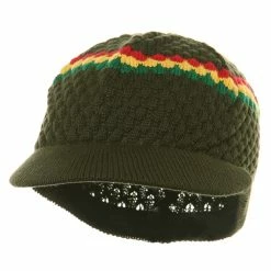Rasta World Rasta Beanies Visor (05) -Adams Shop 1244646759 7
