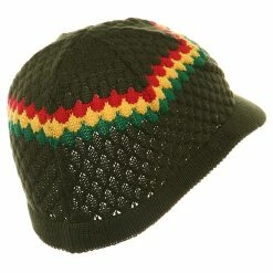 Rasta World Rasta Beanies Visor (05) -Adams Shop 1244646761 4
