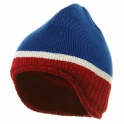 Adams Shop 20 Otto Three Tone Ear Flap Beanie