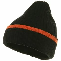 Outdoor Knit With Cuff And Stripe