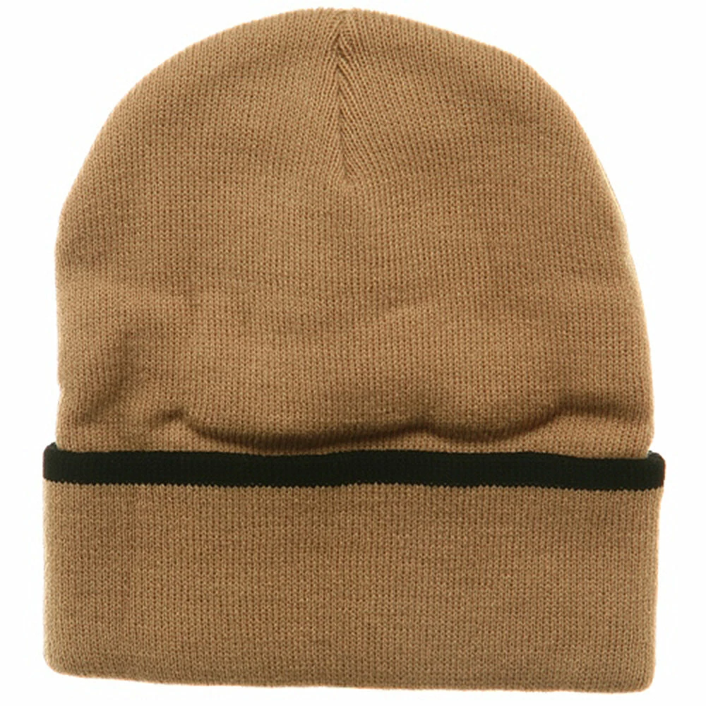 Cameo Color Trim Long Beanie 41 Cameo Color Trim Long Beanie - Image 39