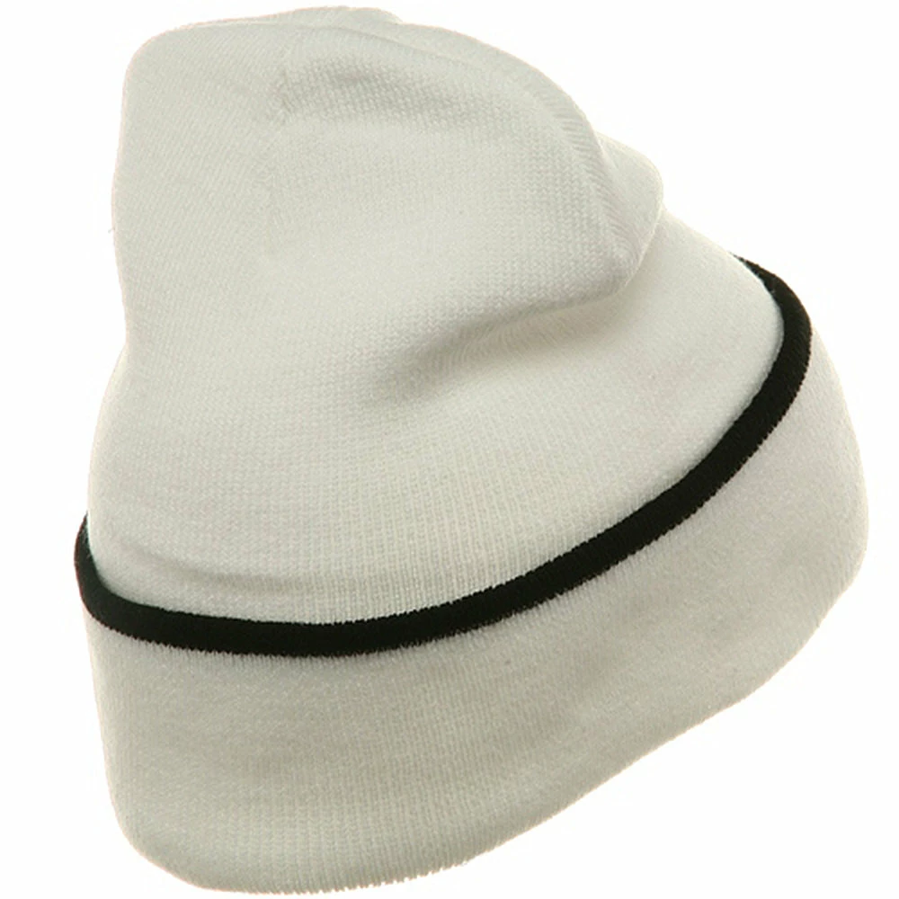 Cameo Color Trim Long Beanie 55 Cameo Color Trim Long Beanie - Image 53