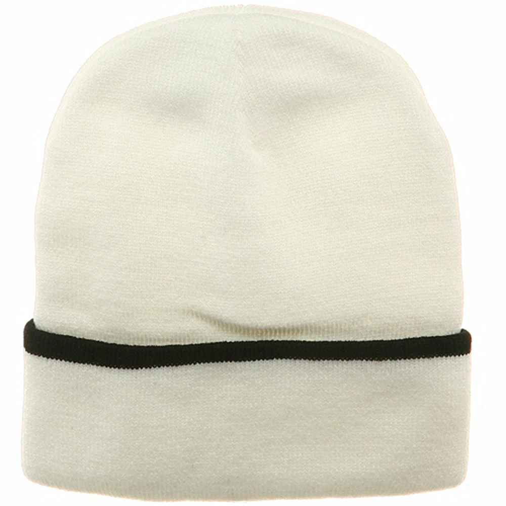 Cameo Color Trim Long Beanie 56 Cameo Color Trim Long Beanie - Image 54