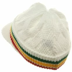 Rasta World Acrylic Rasta Beanie Visor 108 Rasta World Acrylic Rasta Beanie Visor -Adams Shop 1245329499 3