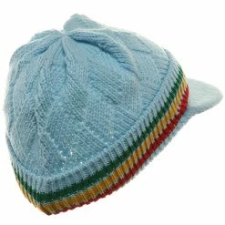 Rasta World Acrylic Rasta Beanie Visor 119 Rasta World Acrylic Rasta Beanie Visor -Adams Shop 1245329604 3