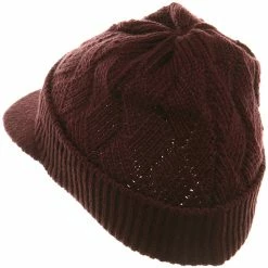 Rasta World Acrylic Plain Beanie Visor -Adams Shop 1245335194 3