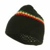 Rasta World Hand Crocheted Beanie (03) -Adams Shop 1245409696 7