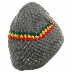 Rasta World Hand Crocheted Beanie (03) -Adams Shop 1245409772 3