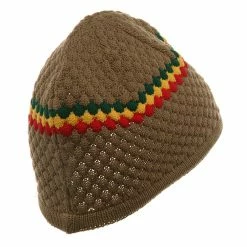 Rasta World Hand Crocheted Beanie (03) -Adams Shop 1245409823 3