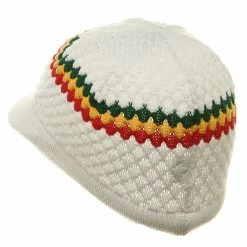 Rasta World Rasta Beanies Visor (05) -Adams Shop 1257509702 4