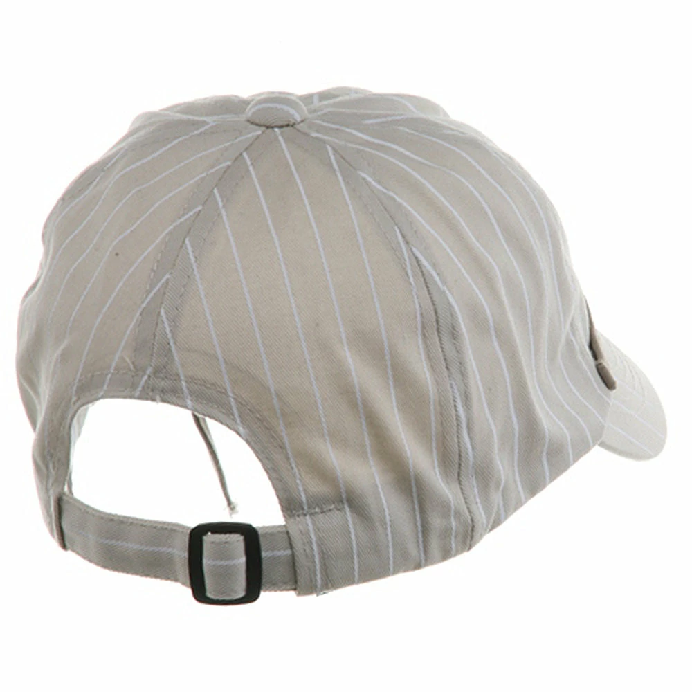 MG Ladies White Stripe 6 Panel Newsboy Hat 5 MG Ladies White Stripe 6 Panel Newsboy Hat - Image 3