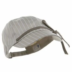 MG Ladies White Stripe 6 Panel Newsboy Hat 20 MG Ladies White Stripe 6 Panel Newsboy Hat -Adams Shop 1265300459 2