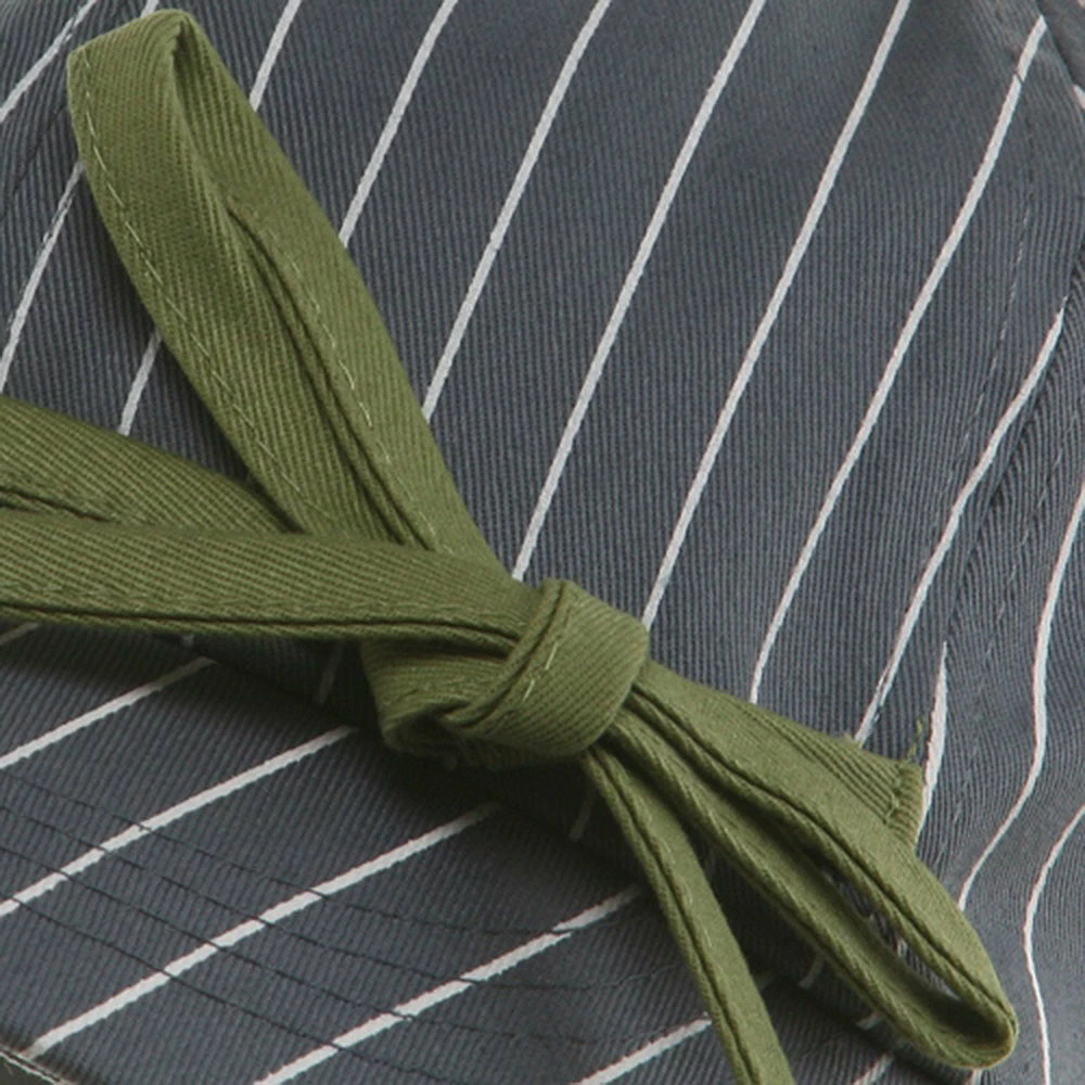 MG Ladies White Stripe 6 Panel Newsboy Hat 17 MG Ladies White Stripe 6 Panel Newsboy Hat - Image 15