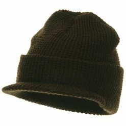 Artex Waffle Stitch Cadet Beanie Visor -Adams Shop 1270225086 4