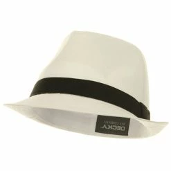 Decky Basic Poly Woven Fedora Hats -Adams Shop 1271439655 6