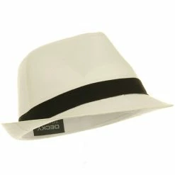 Decky Basic Poly Woven Fedora Hats -Adams Shop 1271439658 4