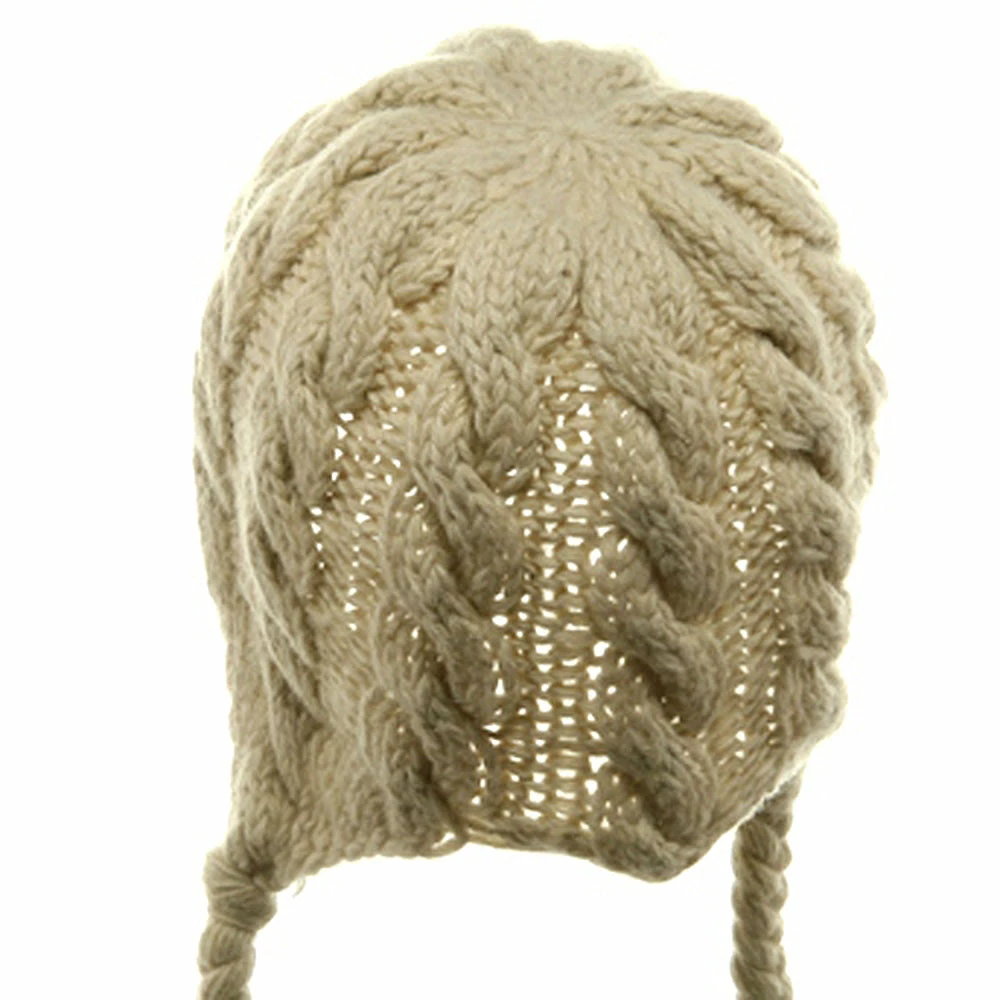 Broner Wool Blend Youth Cable Helmet Hat 19 Broner Wool Blend Youth Cable Helmet Hat - Image 17