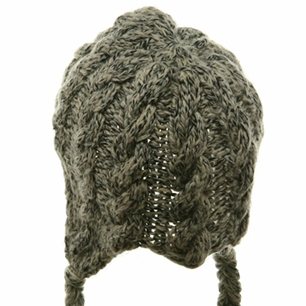 Broner Wool Blend Youth Cable Helmet Hat 14 Broner Wool Blend Youth Cable Helmet Hat - Image 12