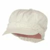 MG Ladies Brushed Canvas Newsboy Hat -Adams Shop 1279288341 4
