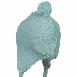Something Special Solid Checker Design Knit Hat -Adams Shop 1285323723 2